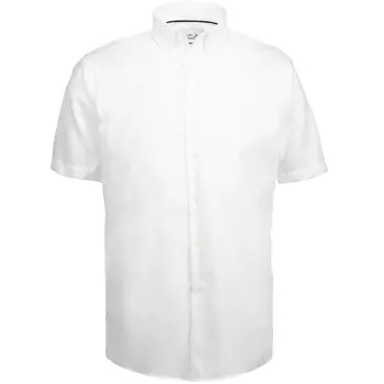 Seven Seas Oxford modern fit kurzärmeliges Hemd, Weiß