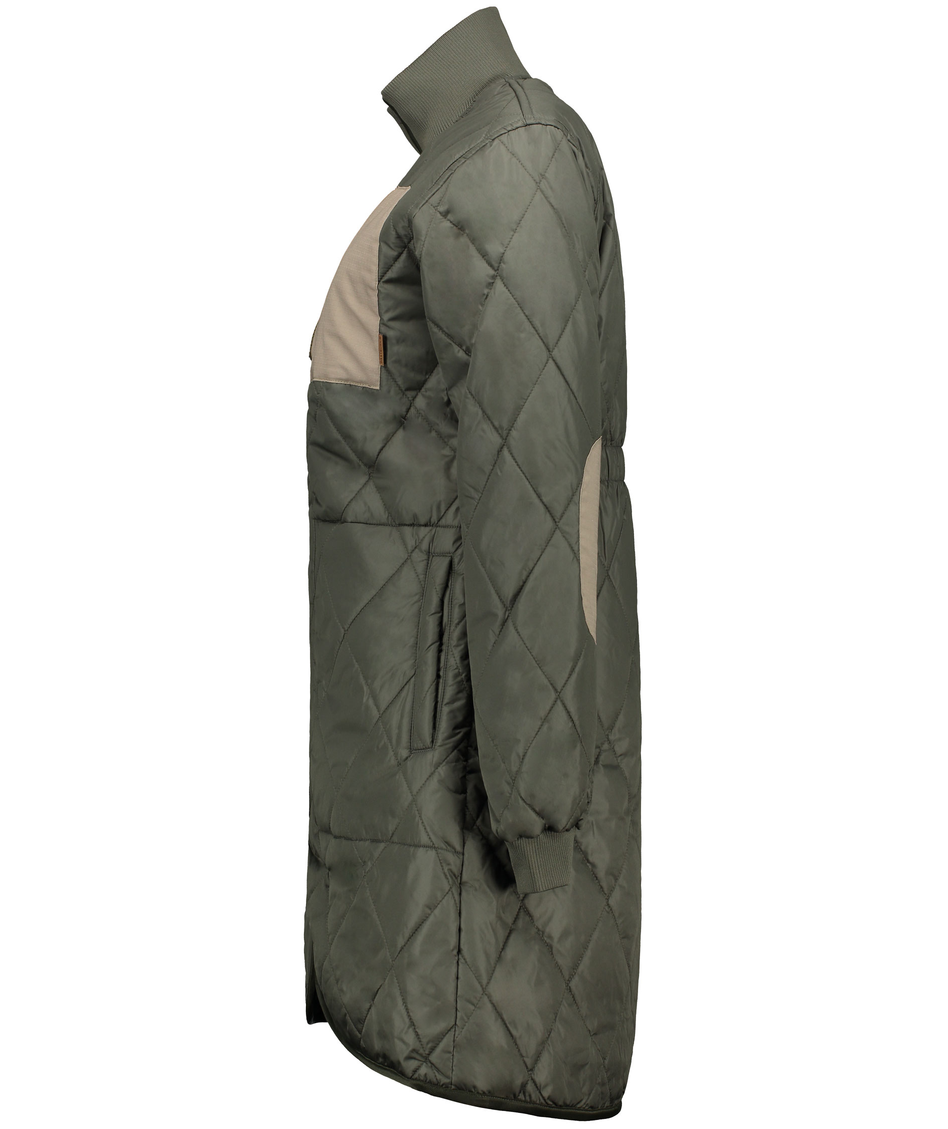 Westborn l&aring;ng termojacka dam, Dusty Olive, large image number 5