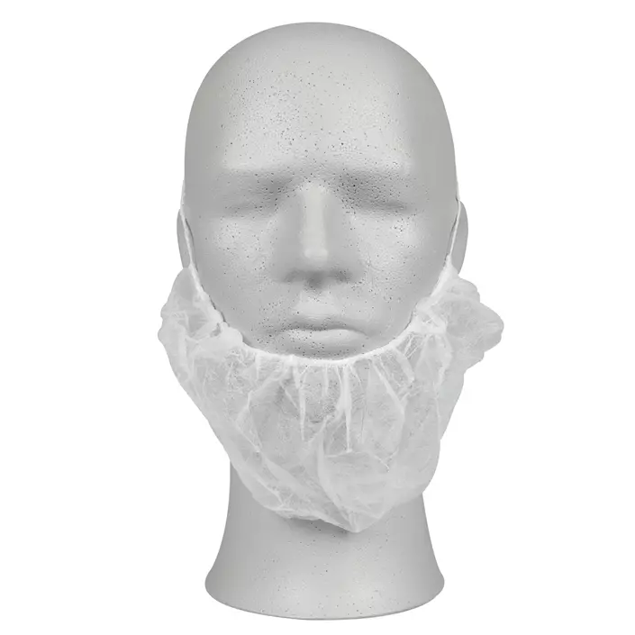 Abena Classic 100-pack beard bandage with ear elastics, White, large image number 0