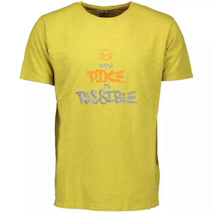DIKE Tip T-shirt, Ocher Yellow, large image number 0