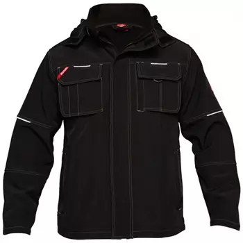 Engel Combat softshell jacket, Black