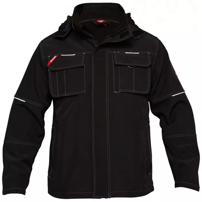 Engel Combat softshell jacket, Black, large image number 0