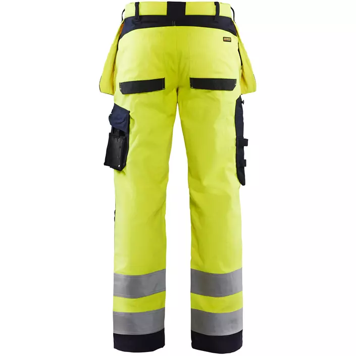 Blåkläder Multinorm craftsman trousers, Hi-vis Yellow/Marine, large image number 1