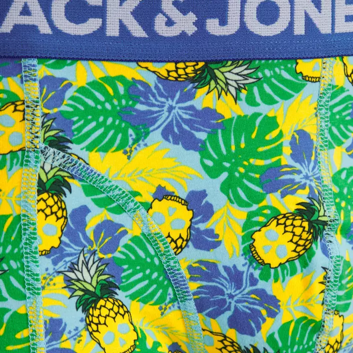 Jack & Jones JACPINEAPPLE SKULL 3-pak boxers, Spla, Palace Blue Splish Splash, large image number 5