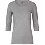 ID 3/4-Ärmliges Damen Stretch T-Shirt, Grau Meliert