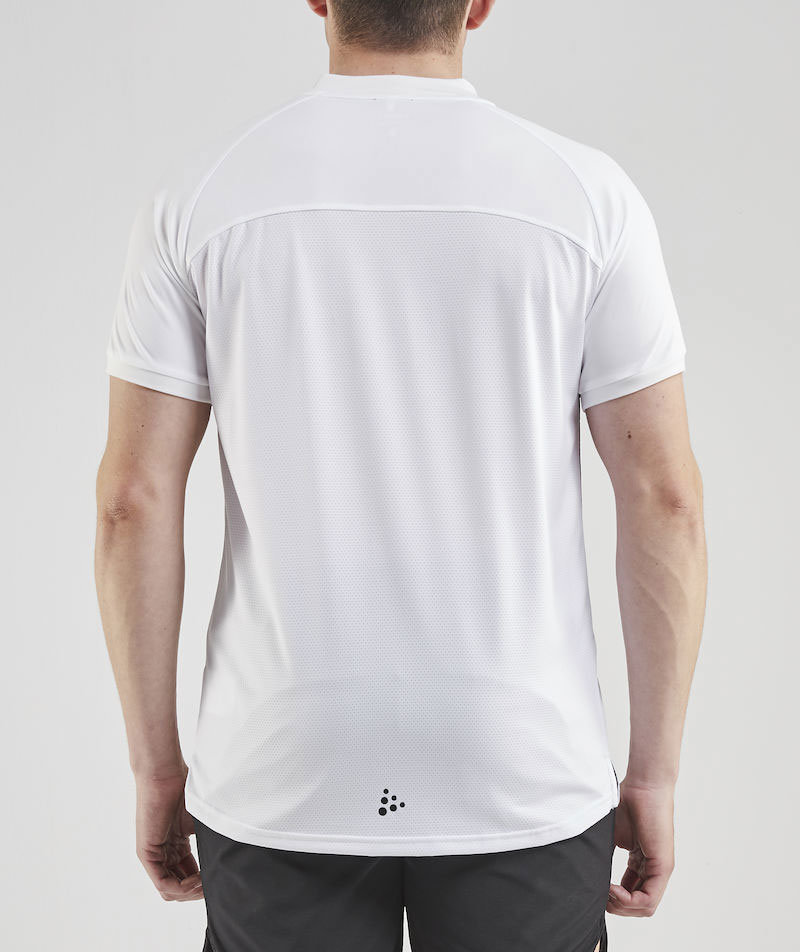 Craft Pro Control Impact polo shirt, White/black, large image number 2