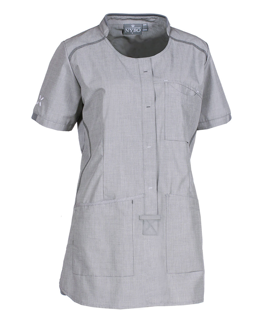 Nybo Workwear Sporty dame busseronne, Gr&aring;&nbsp;Melange, Gr&aring;&nbsp;Melange, swatch