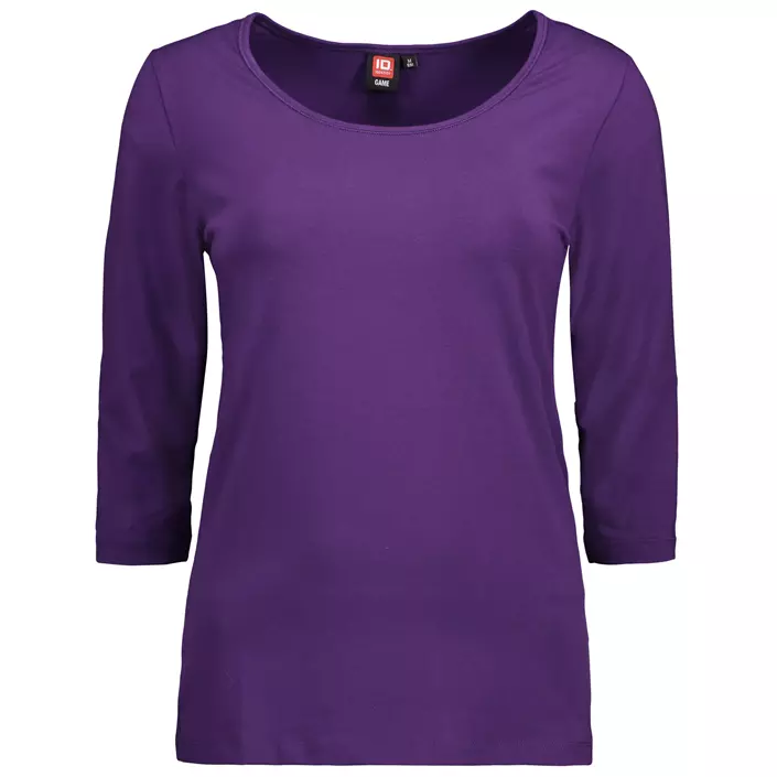 ID Stretch women's T-shirt with 3/4-length sleeves, Purple, large image number 0
