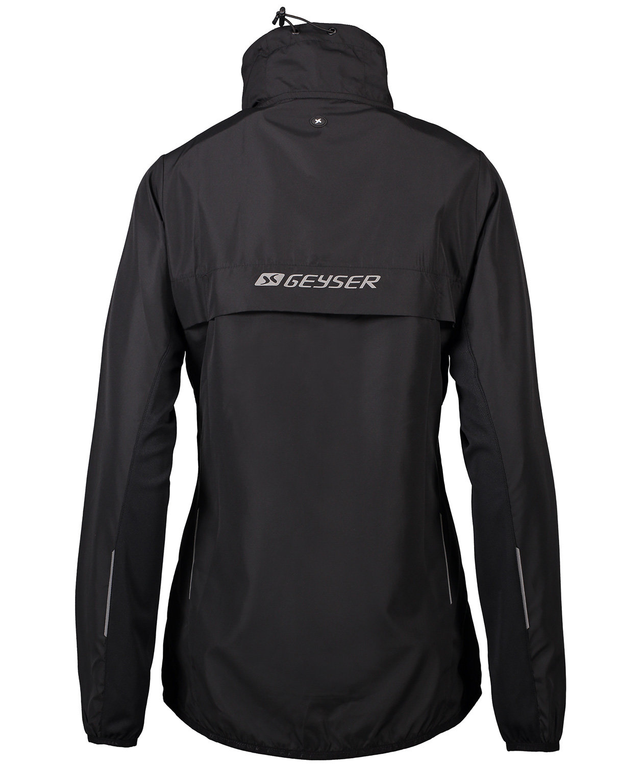 GEYSER dame letv&aelig;gts l&oslash;be/cykeljakke, Sort, large image number 2