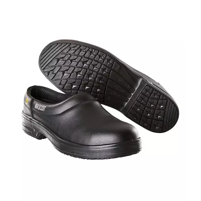 Mascot Clear women's safety clogs S1, Black, large image number 0