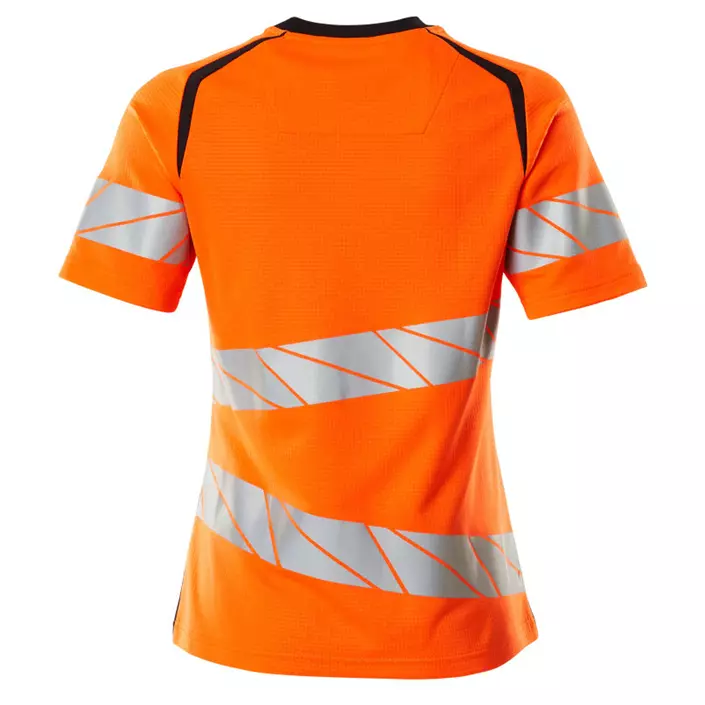 Mascot Accelerate Safe dame T-skjorte, Hi-vis Orange/Mørk Marine, large image number 1