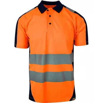 YOU Borås Sichtbarkeit Poloshirt, Safety orange