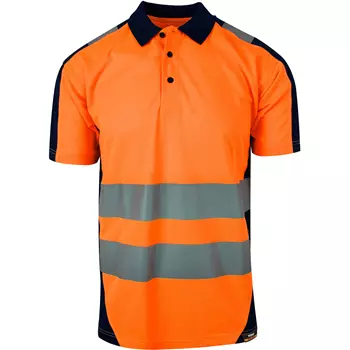 YOU Borås visibility polo shirt, Safety orange