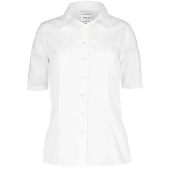 Seven Seas Fine Twill short-sleeved Modern fit women shirt, White