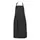 Toni Lee Inca bib apron with pockets, Black, Black, swatch