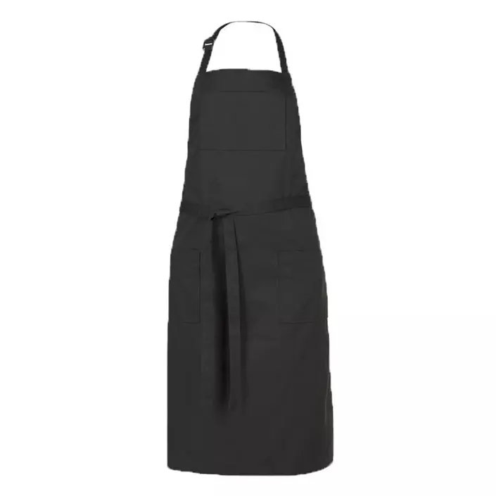 Toni Lee Inca bib apron with pockets, Black, Black, large image number 0