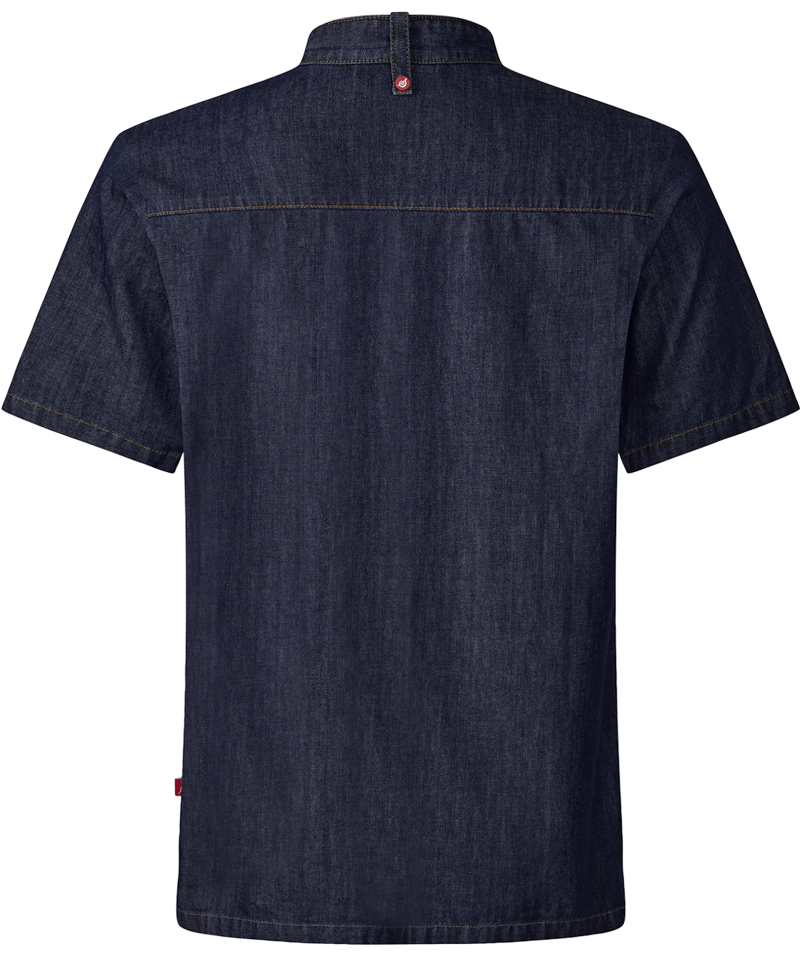 Segers 1097 kort&aelig;rmet kokkeskjorte, Dark blue, large image number 2