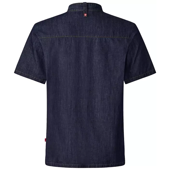 Segers 1097 kortärmad kockskjorta, Dark blue, large image number 2