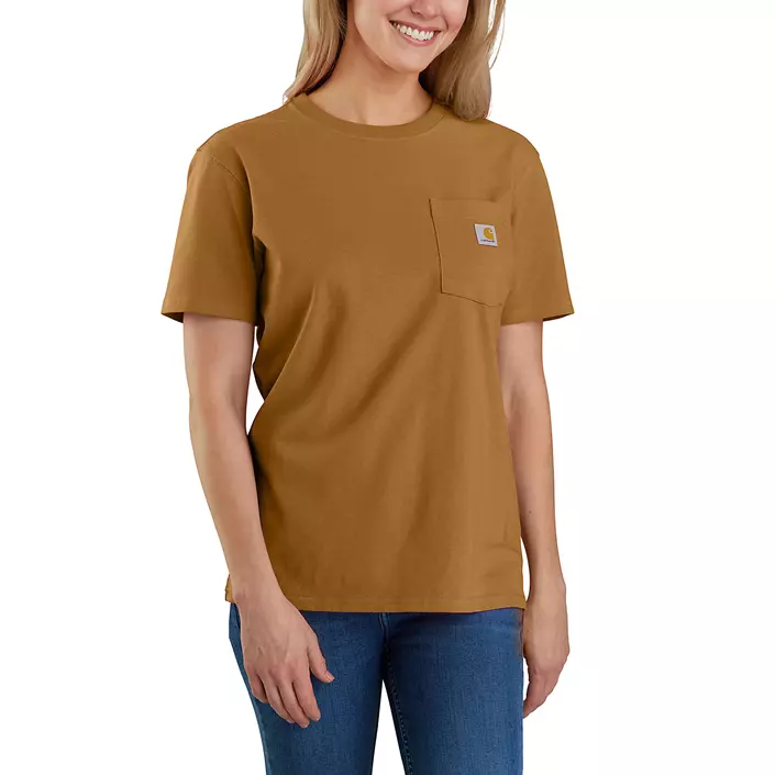 Carhartt Workwear T-shirt dam, Carhartt Brown, large image number 1