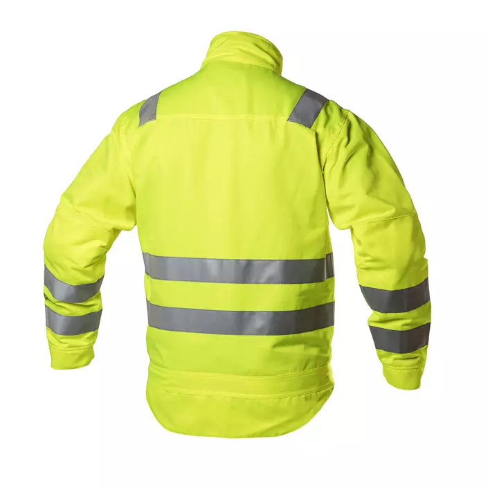 Viking Rubber Evolite work jacket, Hi-Vis Yellow, large image number 1