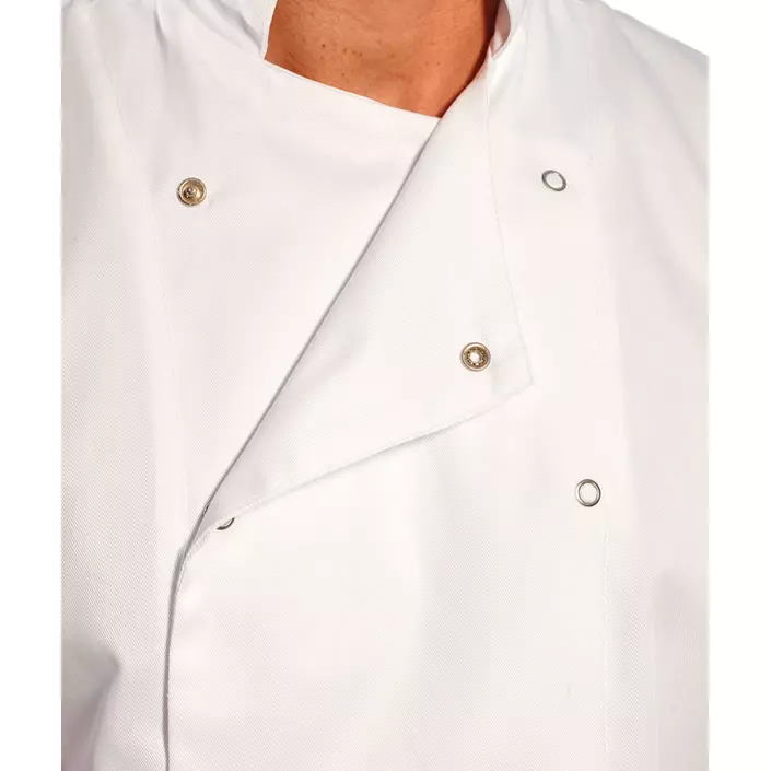 Portwest C733 short-sleeved chefs jacket, White, large image number 2