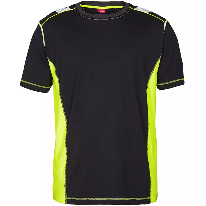 Engel Cargo T-shirt, Black/Yellow, large image number 0
