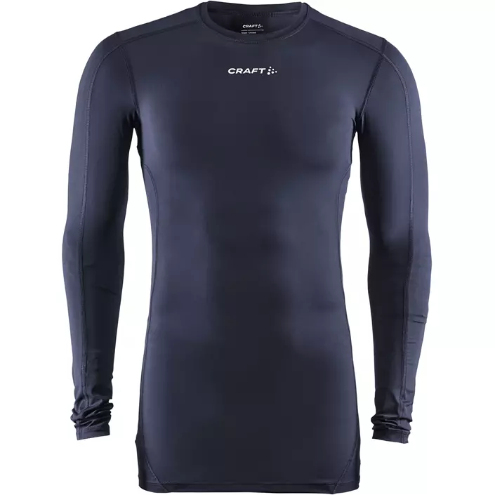 Craft Pro Control Compression langärmliges T-Shirt, Navy, large image number 0