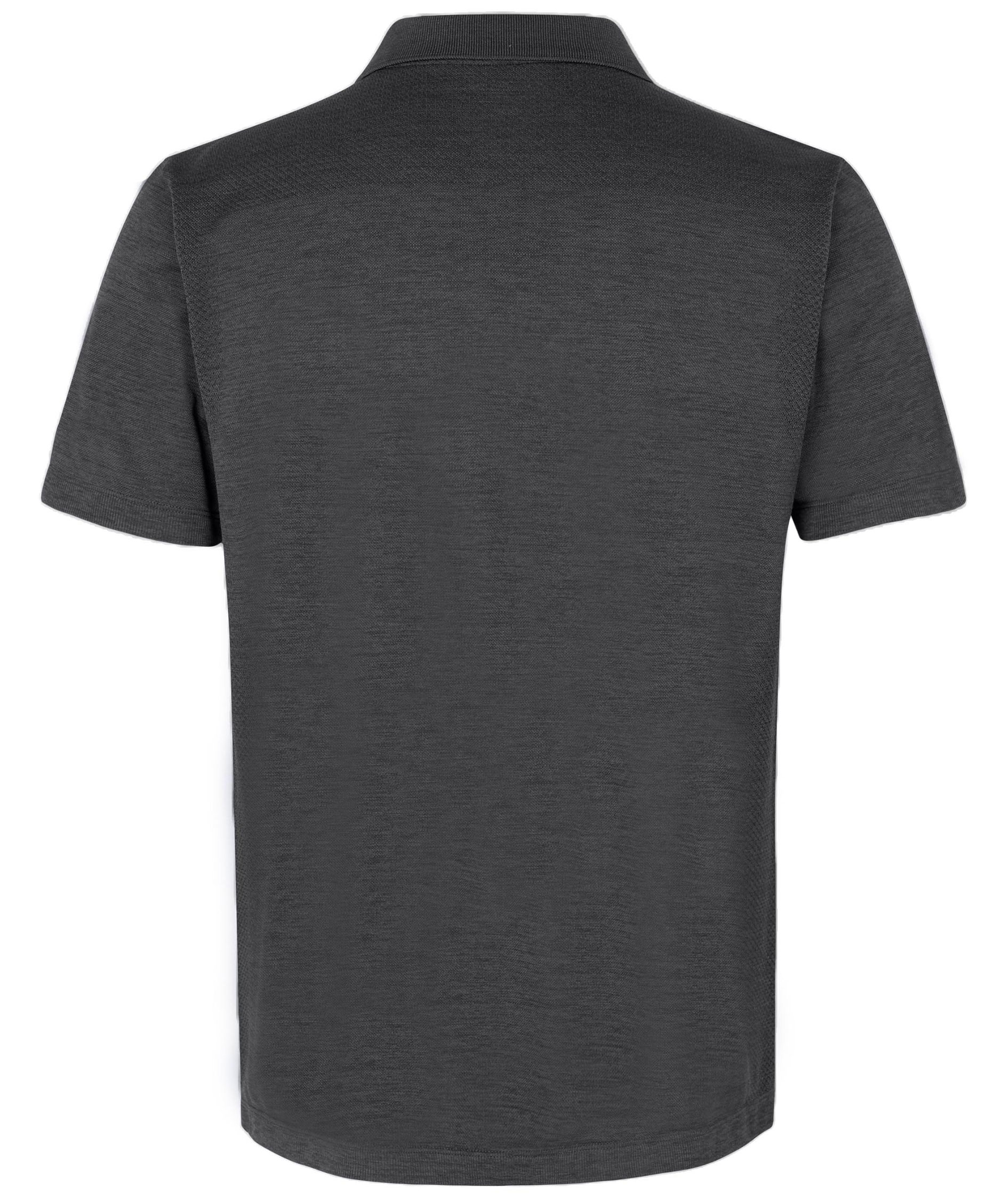 ID Active polo shirt, Antracit Melange, large image number 1