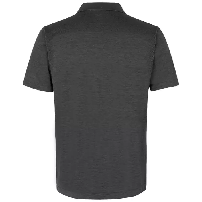 ID Active polo T-shirt, Antracit Melange, large image number 1