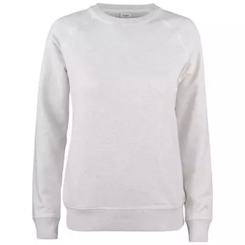 Clique Premium OC Damen Sweatshirt, Hellgrau meliert