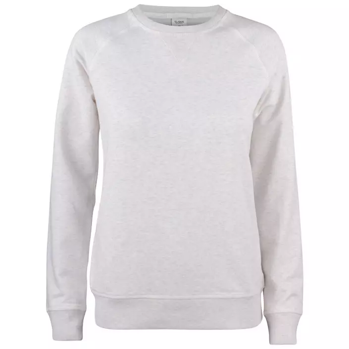 Clique Premium OC dame sweatshirt, Lys gråmeleret, large image number 0