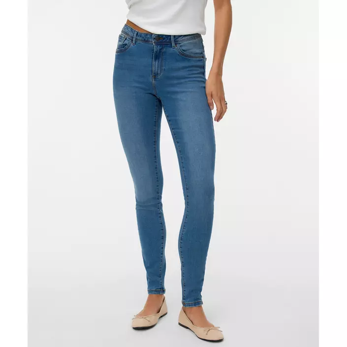 Vero Moda VMTANYA Skinny Fit Jeans, Medium Blue Denim, large image number 1