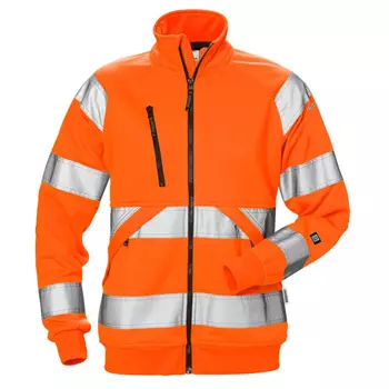 Fristads sweatshirt jacka dam 7427 SHV, Varsel Orange