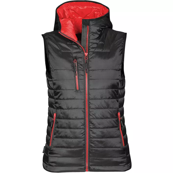 Stormtech Gravity women's vest, Black/Red, large image number 0