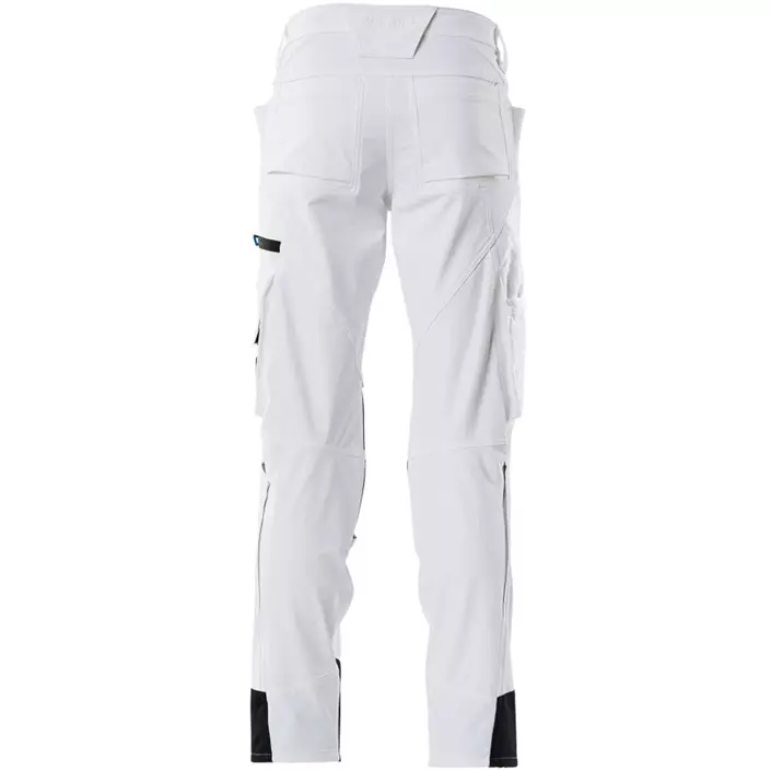 Mascot Advanced pearl fit women’s work trousers full stretch, White, large image number 2