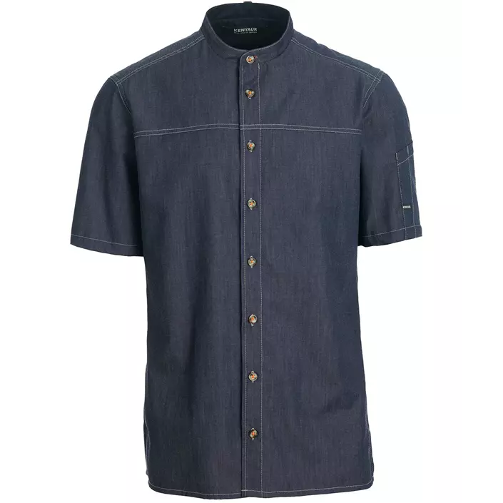 Kentaur modern fit short-sleeved chefs shirt/service shirt, Dark Ocean, large image number 0