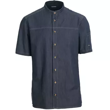 Kentaur modern fit kortärmad kockskjorta/serviceskjorta, Dark Ocean