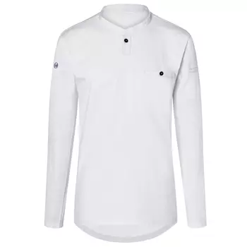 Karlowsky Performance langärmliges Polo T-shirt, Weiß
