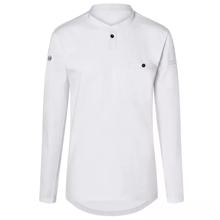 Karlowsky Performance langærmet polo T-shirt, Hvid, large image number 0