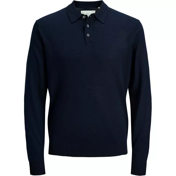 Jack & Jones Premium JPRBLAMERINO stickad tröja med merinoull, Night Sky, large image number 0