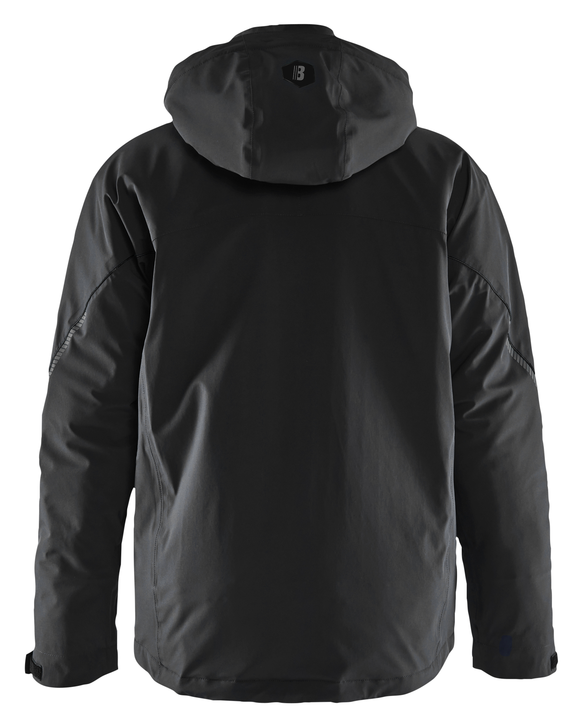 Bl&aring;kl&auml;der vinterjakke full stretch, Svart/Svart, large image number 1