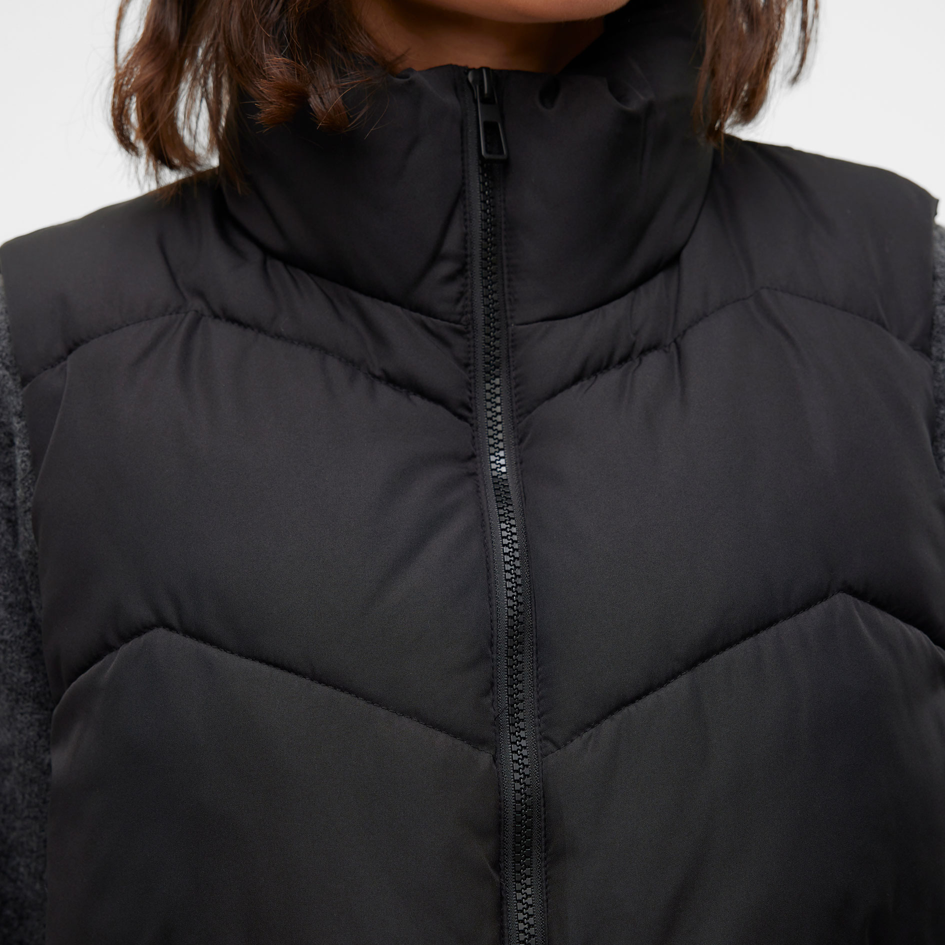 Vero Moda VMLIGAEVA quilted vest, Black, large image number 3