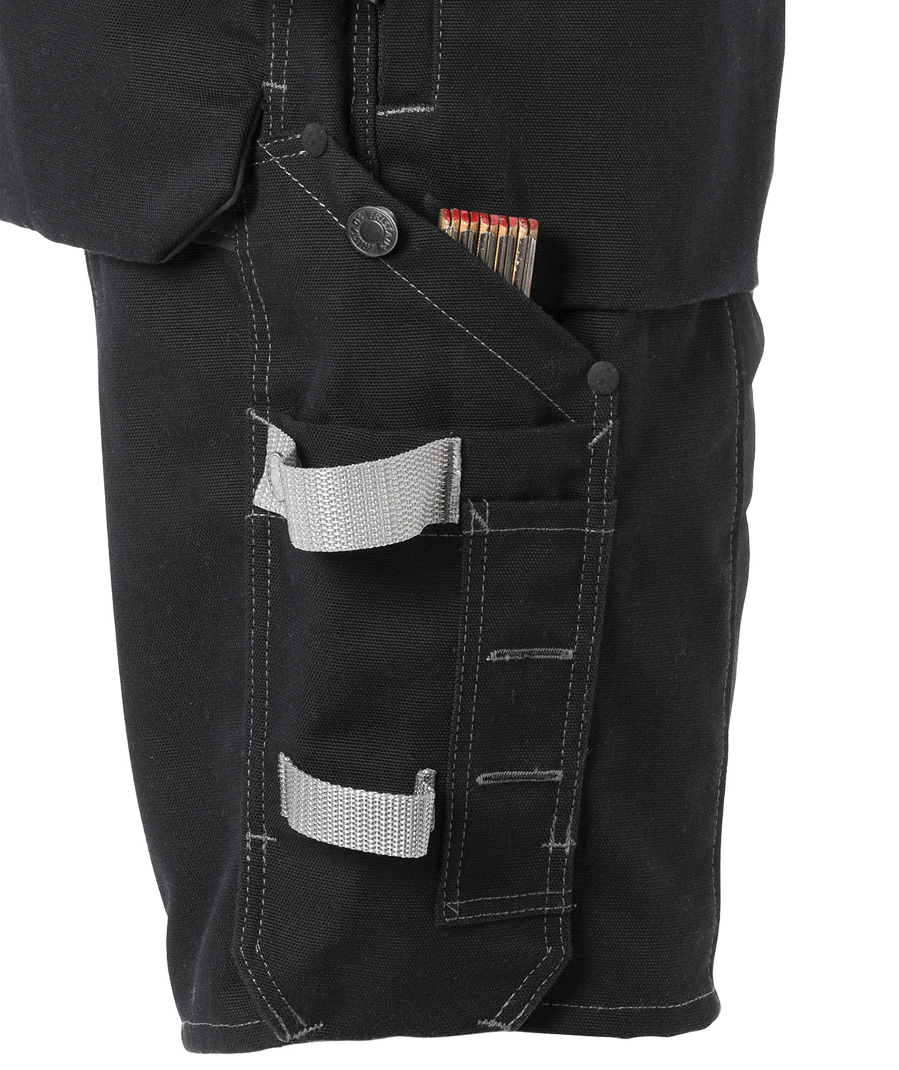 Fristads hantverksshorts dam 2527, Svart, large image number 2