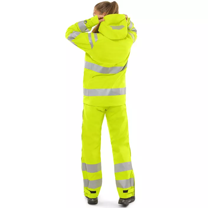 Fristads women's shell jacket 4681 GLPS, Hi-Vis Yellow, large image number 4