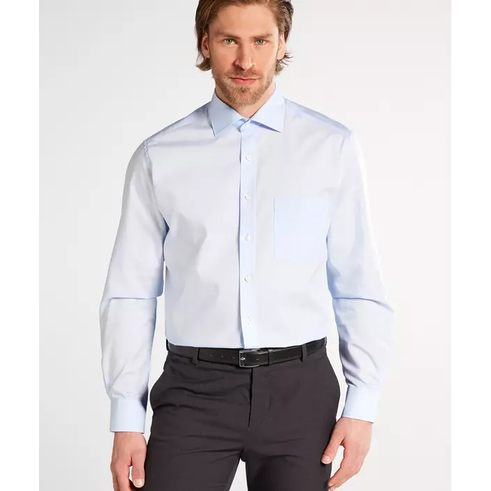 Eterna Uni Modern fit Poplin shirt, Lightblue, large image number 1