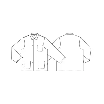 Nybo Workwear HACCP  jakke, Hvid