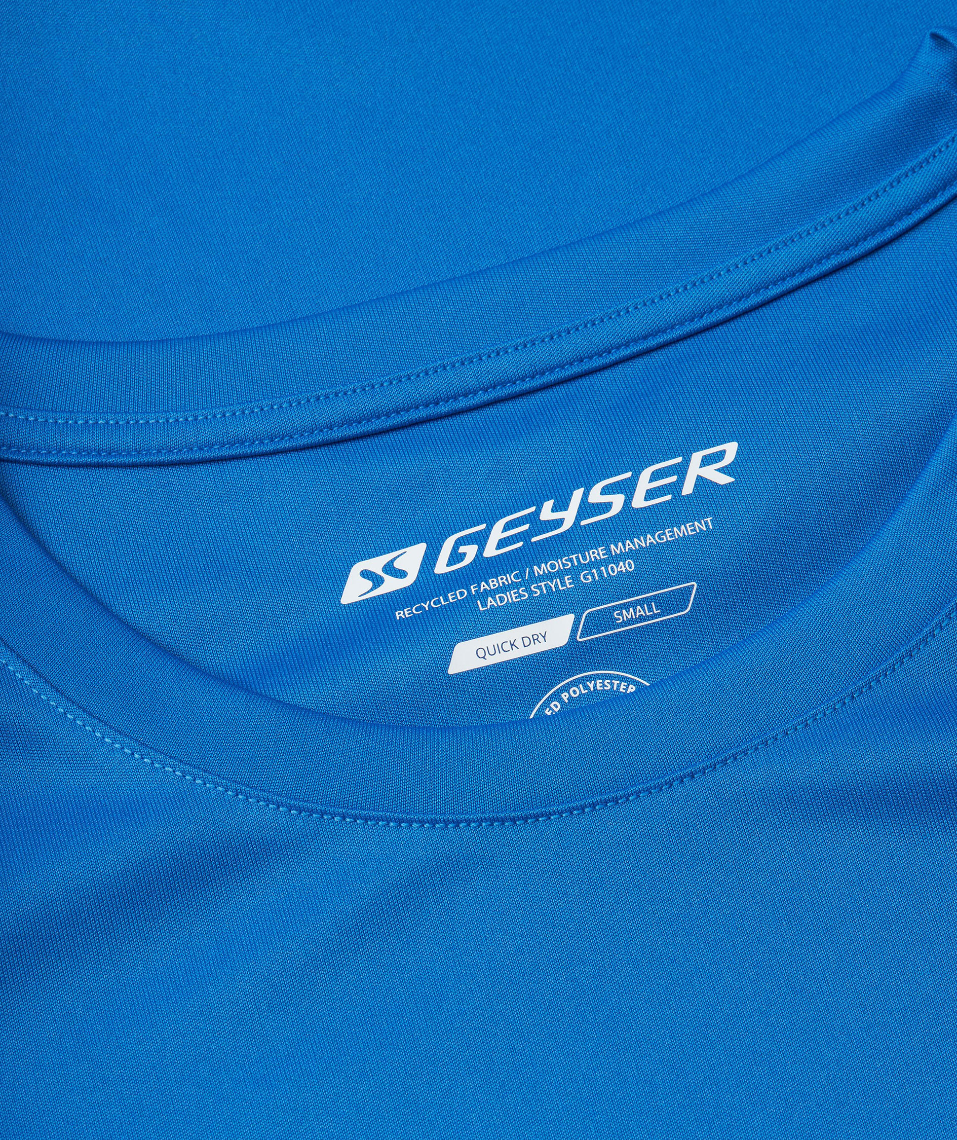 GEYSER&nbsp;Essential women's interlock T-shirt, Azure Blue, large image number 3