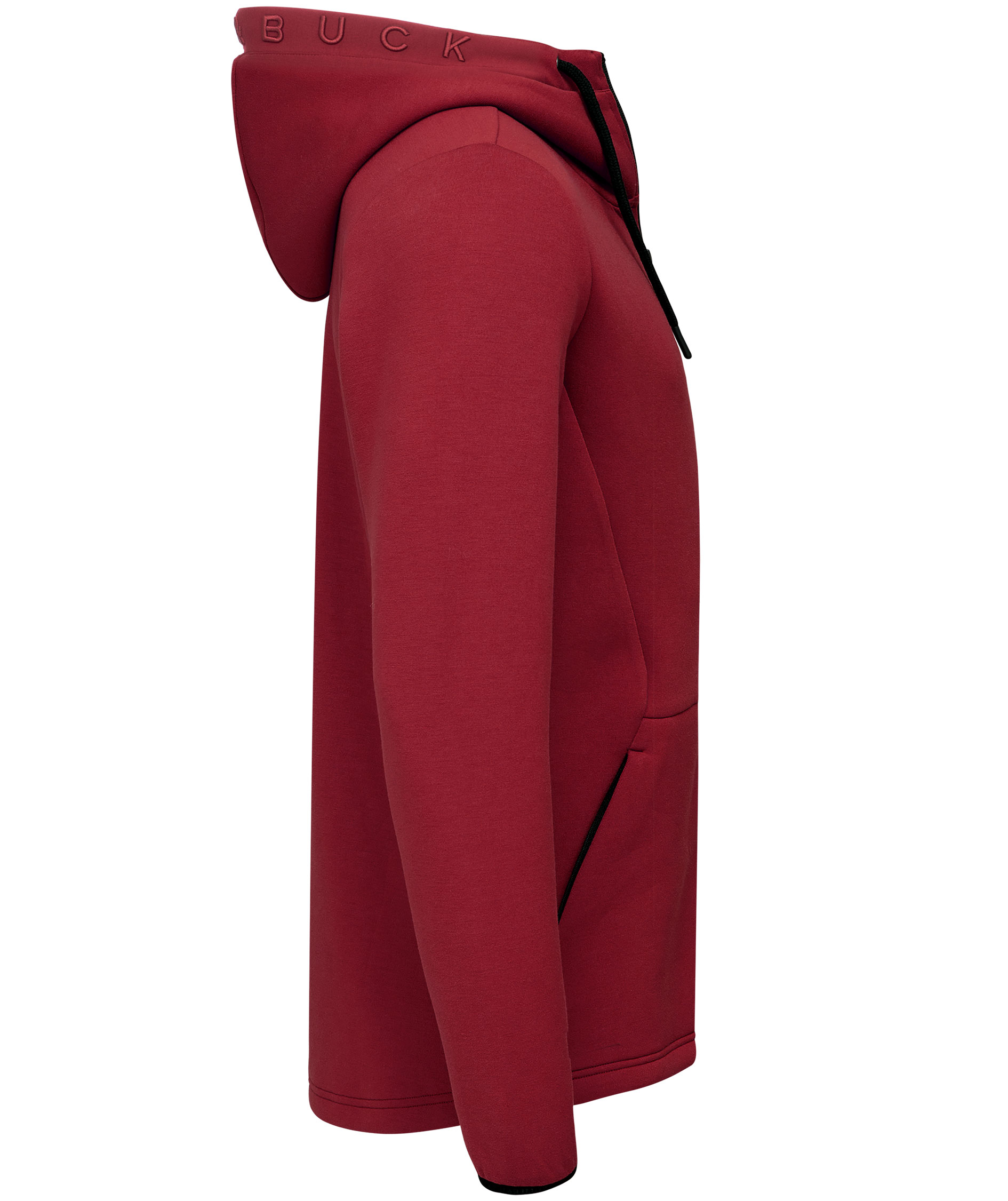 Cutter & Buck Pemberton hoodie with full zipper, Burgundy, large image number 2