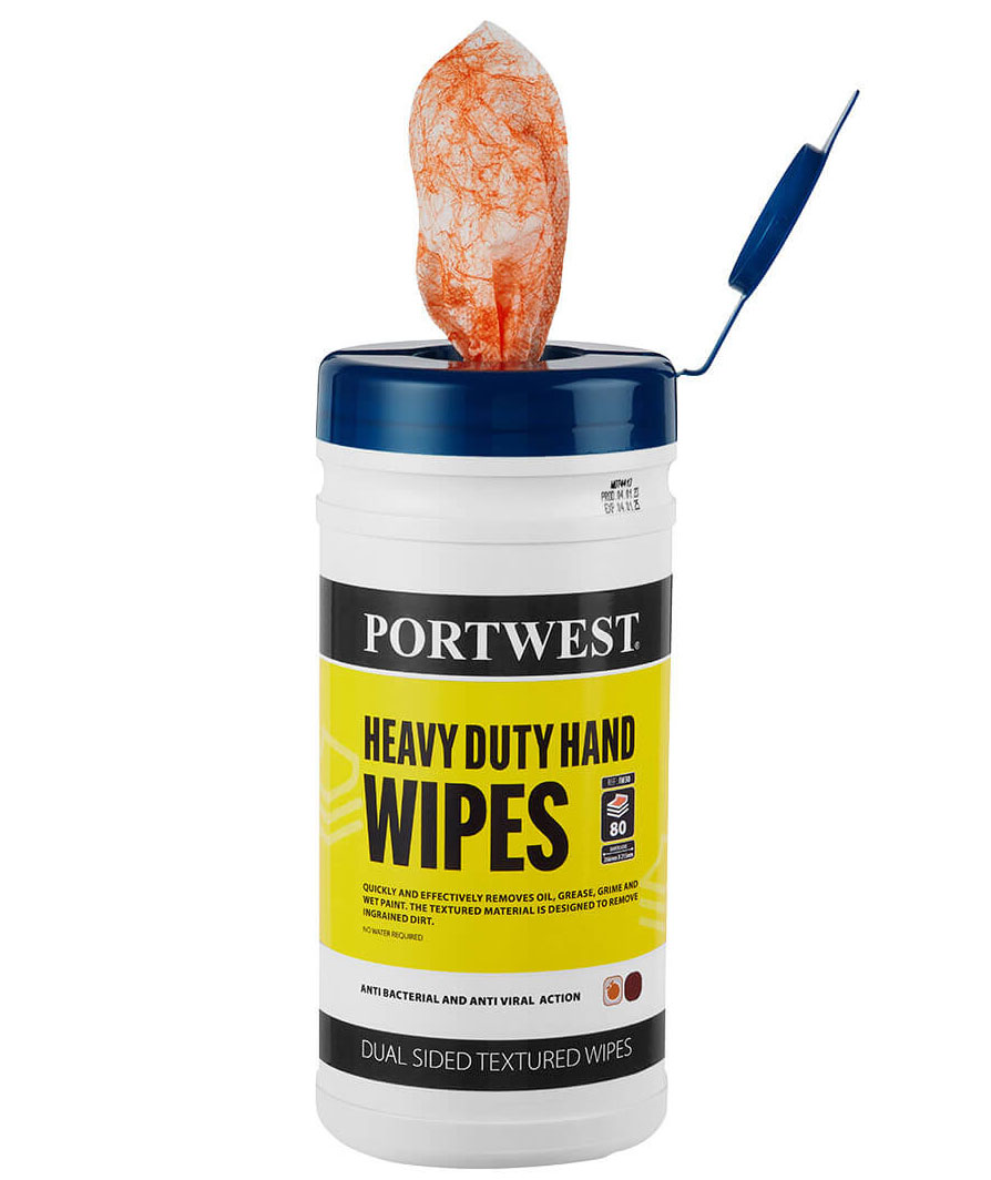 Portwest IW30 80 pcs. Hand Wipes, Orange