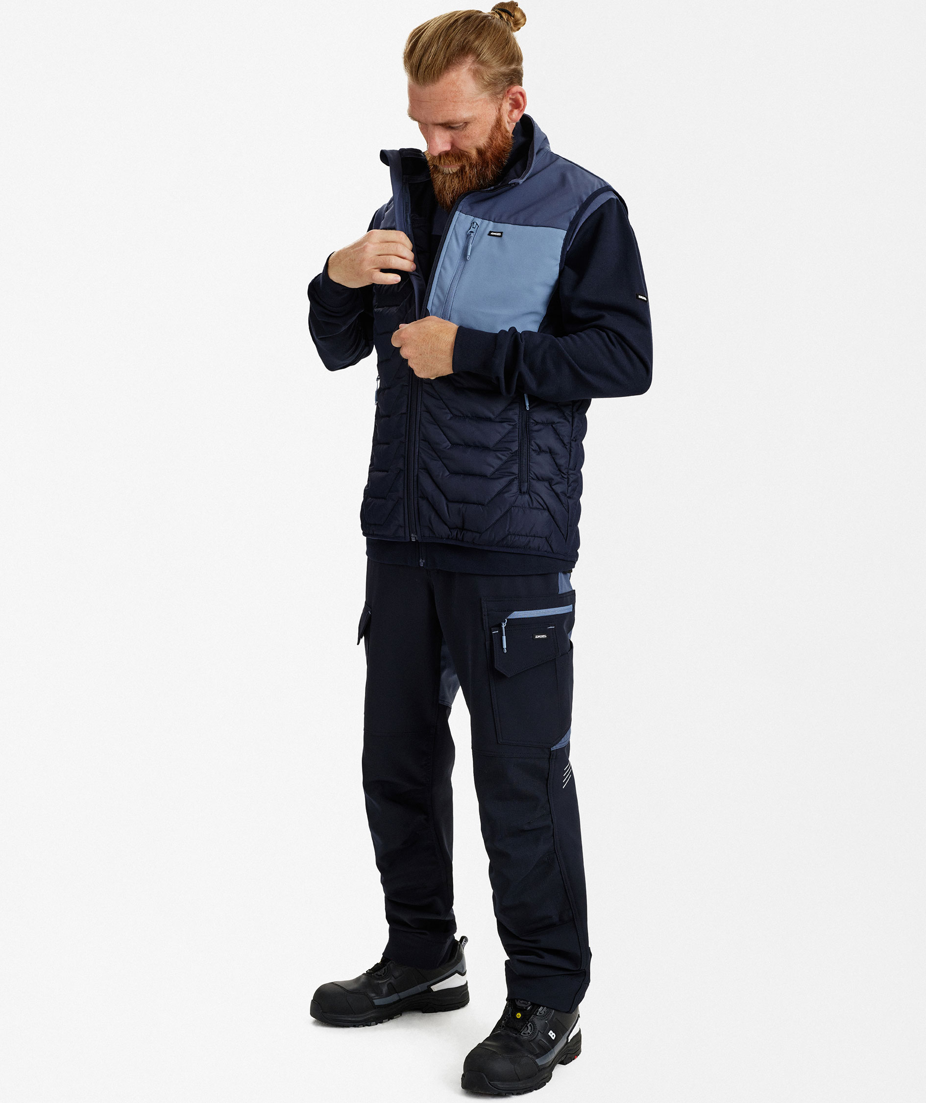 Engel Entire vadderad v&auml;st, Deep Blue/Dark Sea, large image number 2